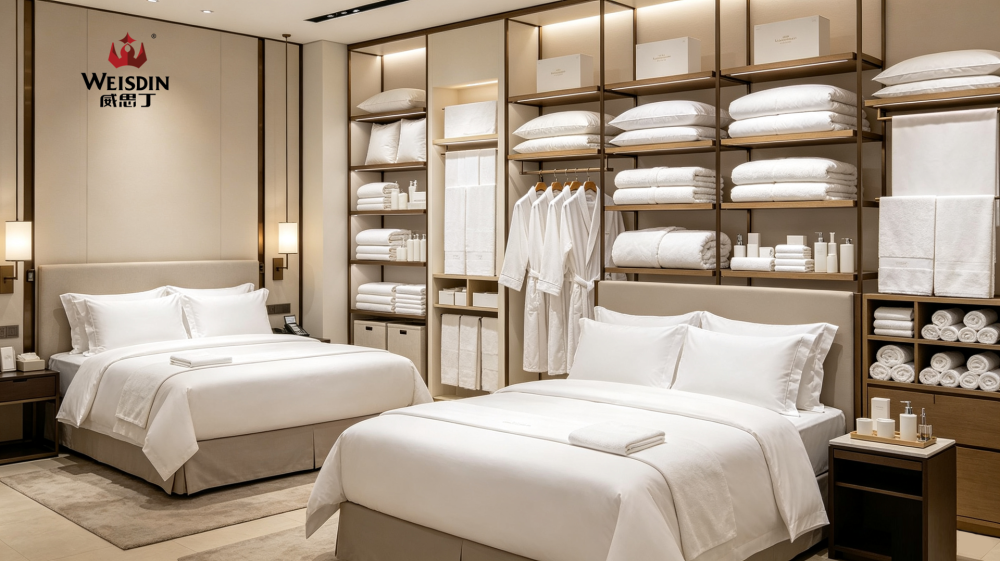 Satin Stripe Bedding Set | A Classic, Versatile Choice for Hotels